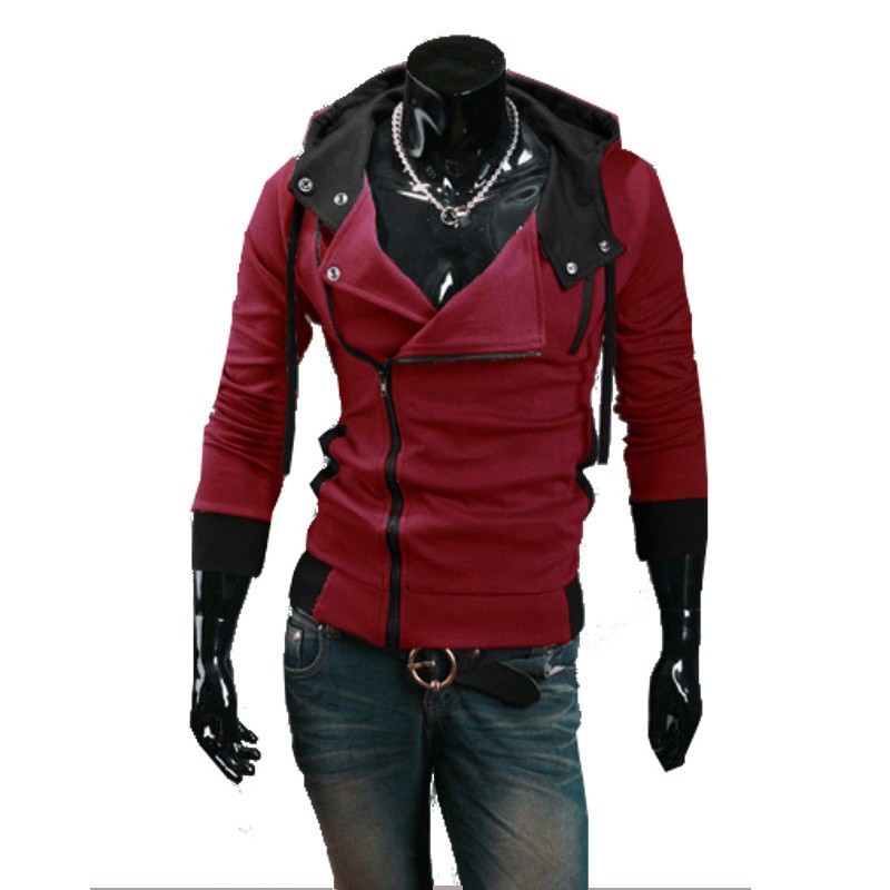 Sudadera Modern Zipper Rojo - Hombre