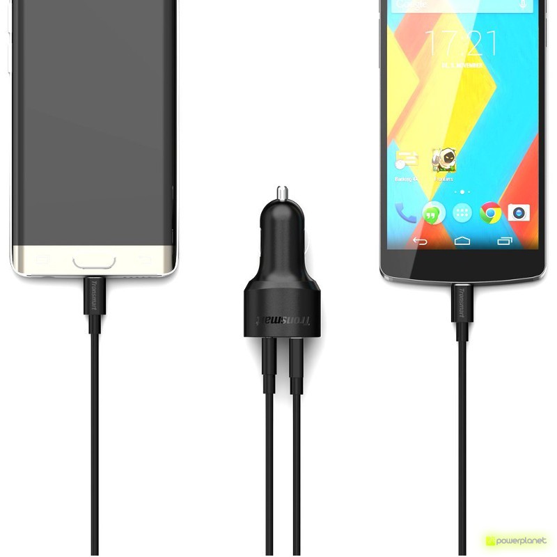 Tronsmart C2PE Cargador de Coche USB Quick Charge USB/USB Tipo-C - Ítem3