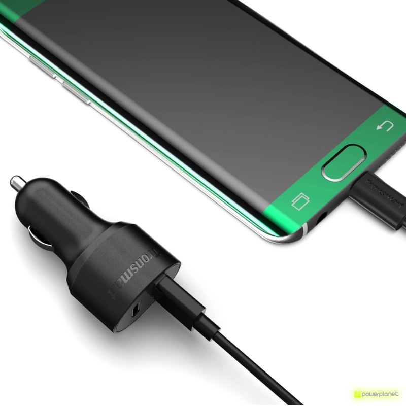 Tronsmart C2PTE Carregador de Carro USB Quick Charge 3.0 USB/USB Tipo-C - Item1