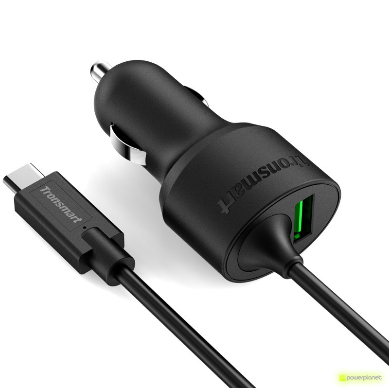 Tronsmart CCTA Carregador de Carro USB Quick Charge 3.0 USB Tipo-C 5V/3A