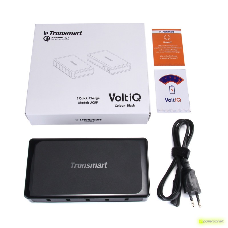 Tronsmart UC5F USB Quick Charge y VoltIQ 2.0 de 5 Puertos - Ítem1