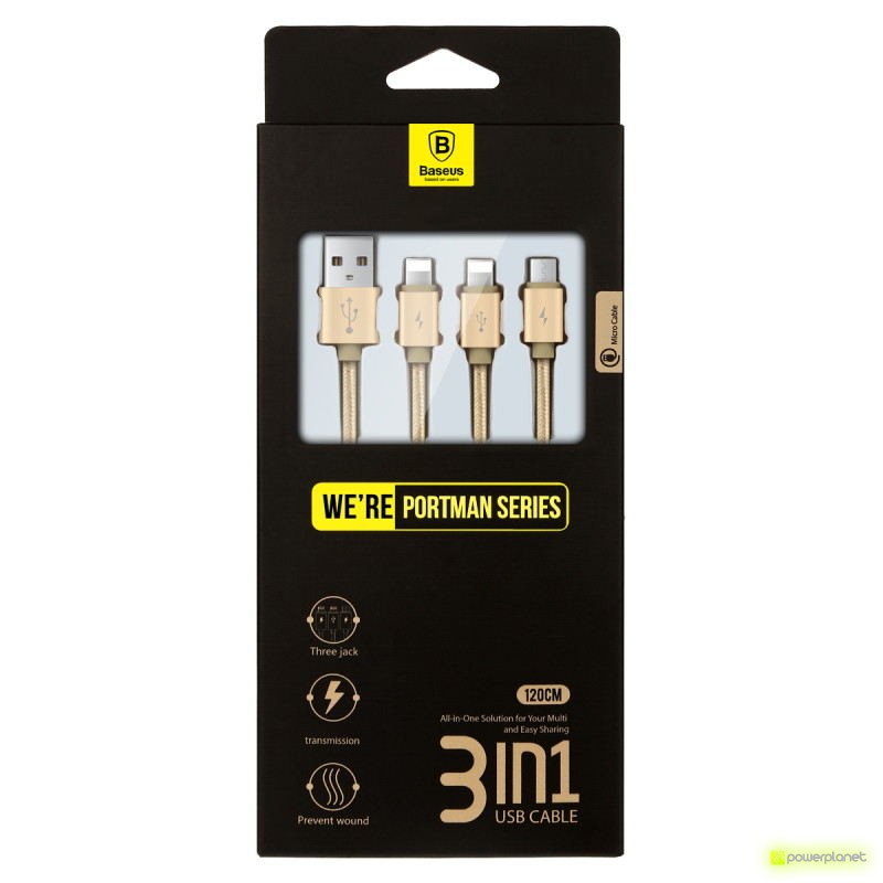 Cable USB Tipo C+Micro+Ligthtning - Ítem2
