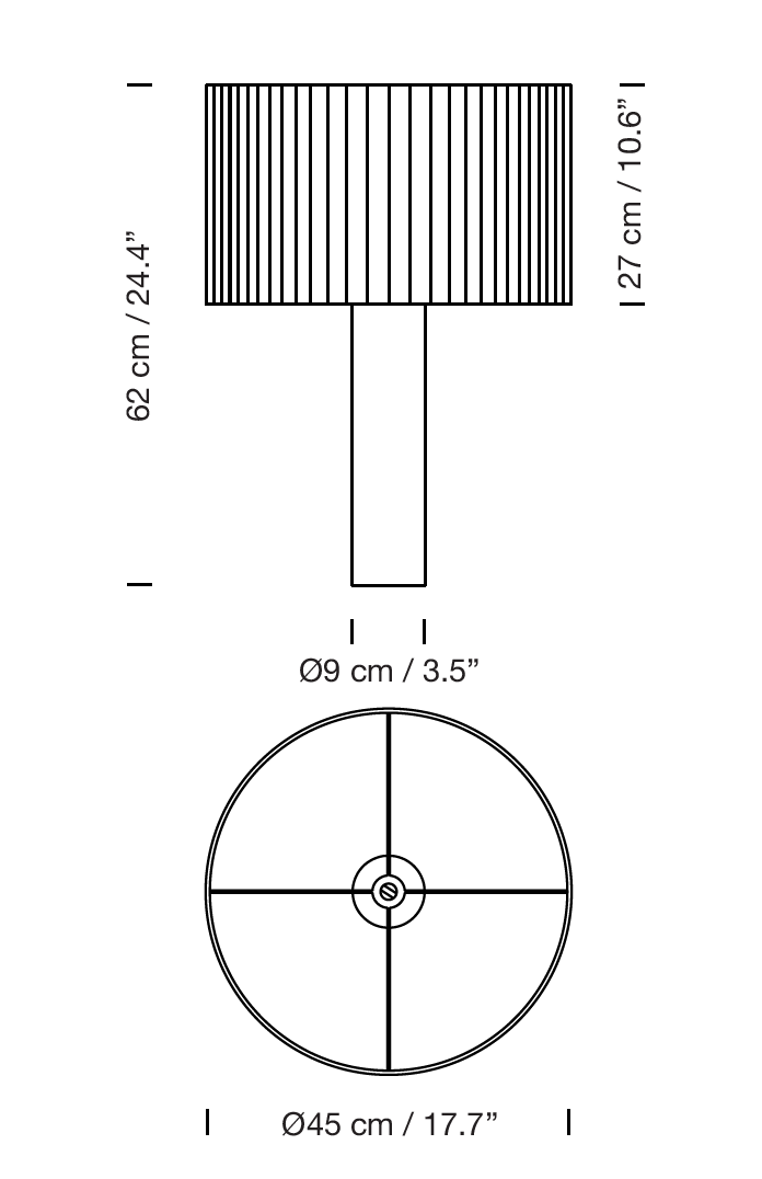 lampara moragas santacole dimensiones