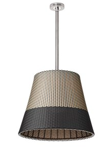 Lámpara de suspensión para exterior Romeo C3, diseño de Philippe Starck para Flos.
