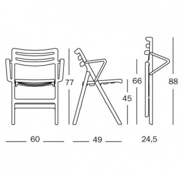 Folding AIR Chair - armchair