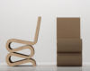 silla de carton Butaca diseño de Frank Gehry para vitra