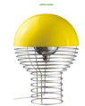 Lampara Wire lamp amarilla Verner Panton