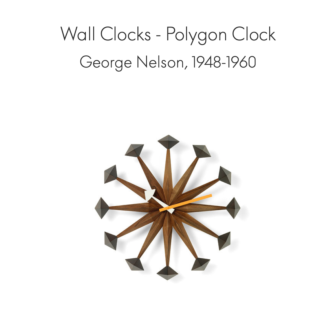 Reloj Polygon Clock de Vitra diseño de George Nelson