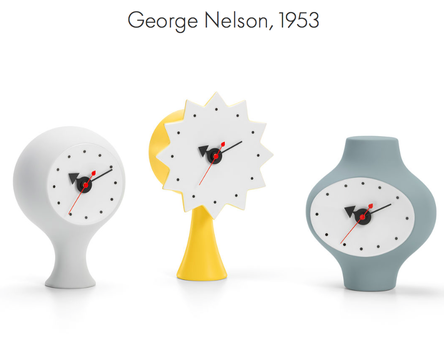 Reloj de sobremesa Nelson ceramic clock vitra