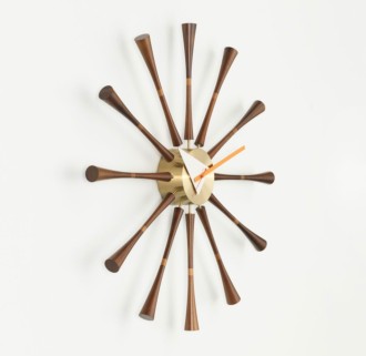 Reloj de pared Spindle clock de Vitra diseño de George Nelson