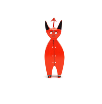 Wooden Doll Little devil demonio diseño de Alexander giraud de Vitra