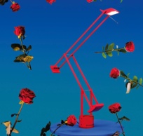 Lámpara Tizio roja 50 aniversario