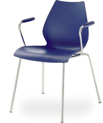 mejor precio de la Silla Maui Kartell, silla con o sin brazos, diseño de Vico Magistretti-1996