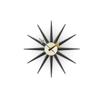 Reloj Sunburst Clock de vitra - negro -