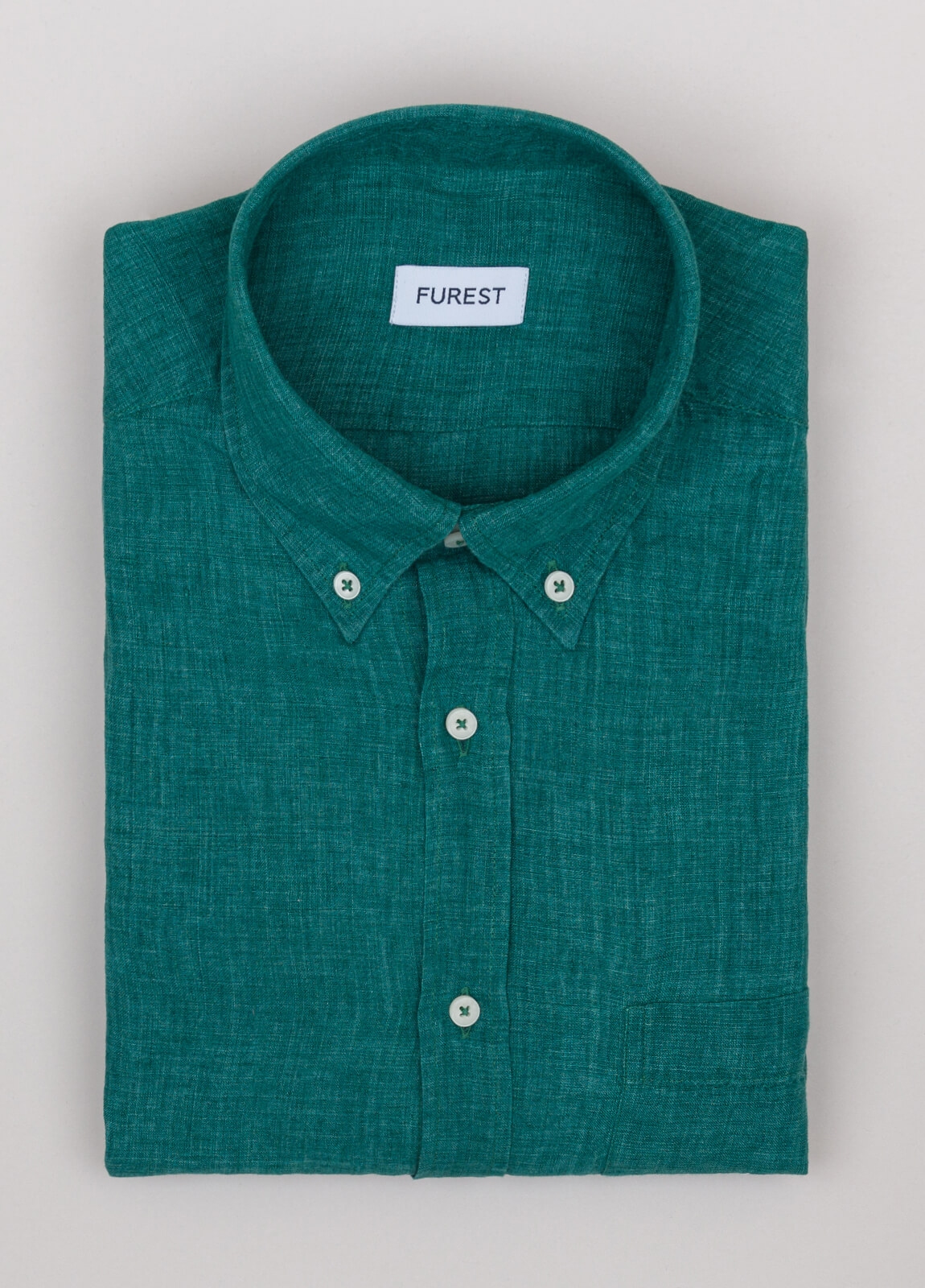 Camisa sport FUREST COLECCIÓN lino verde - Ítem1