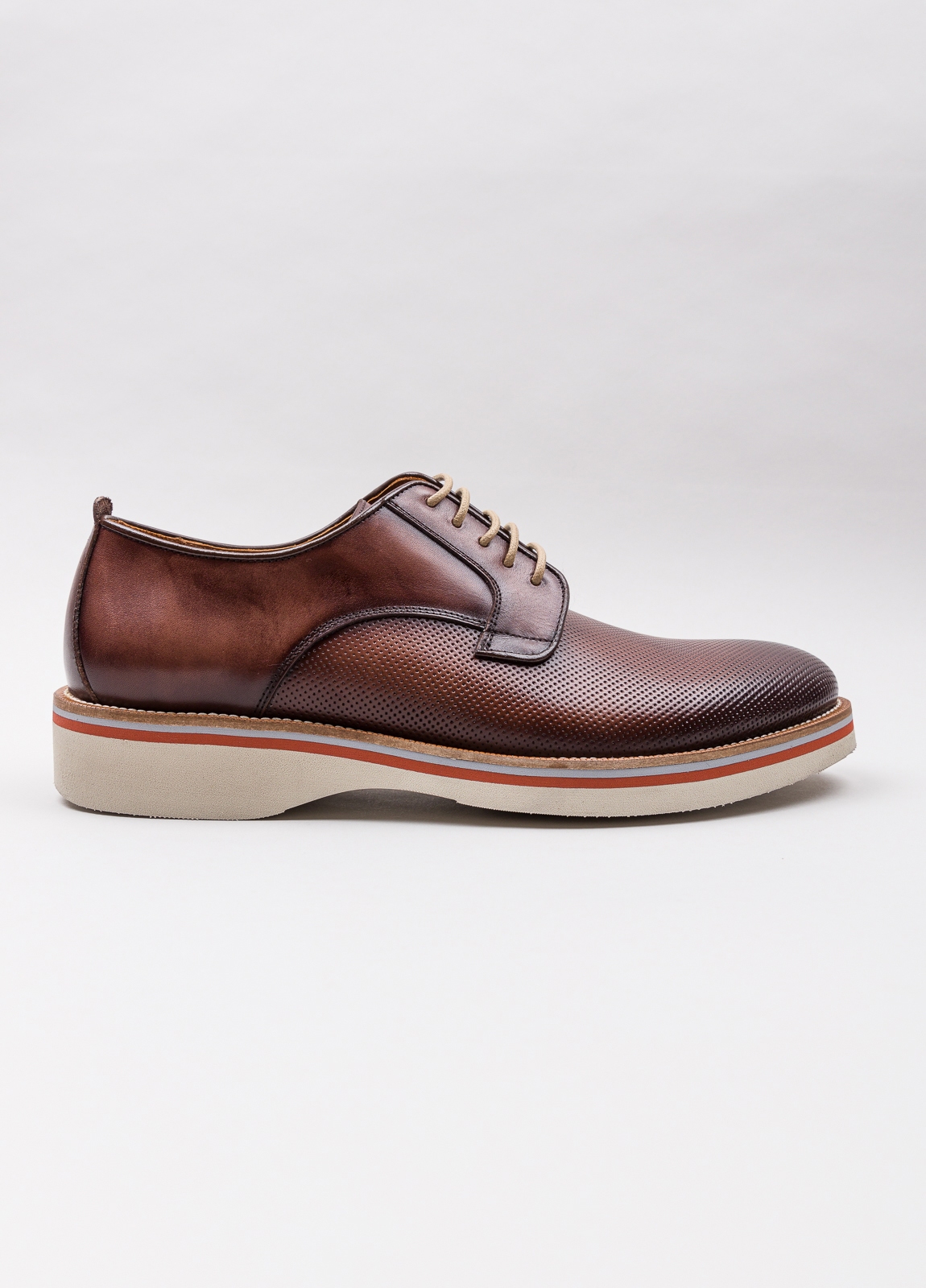 Zapato sport wear furest colección troquelado marrón - Ítem5