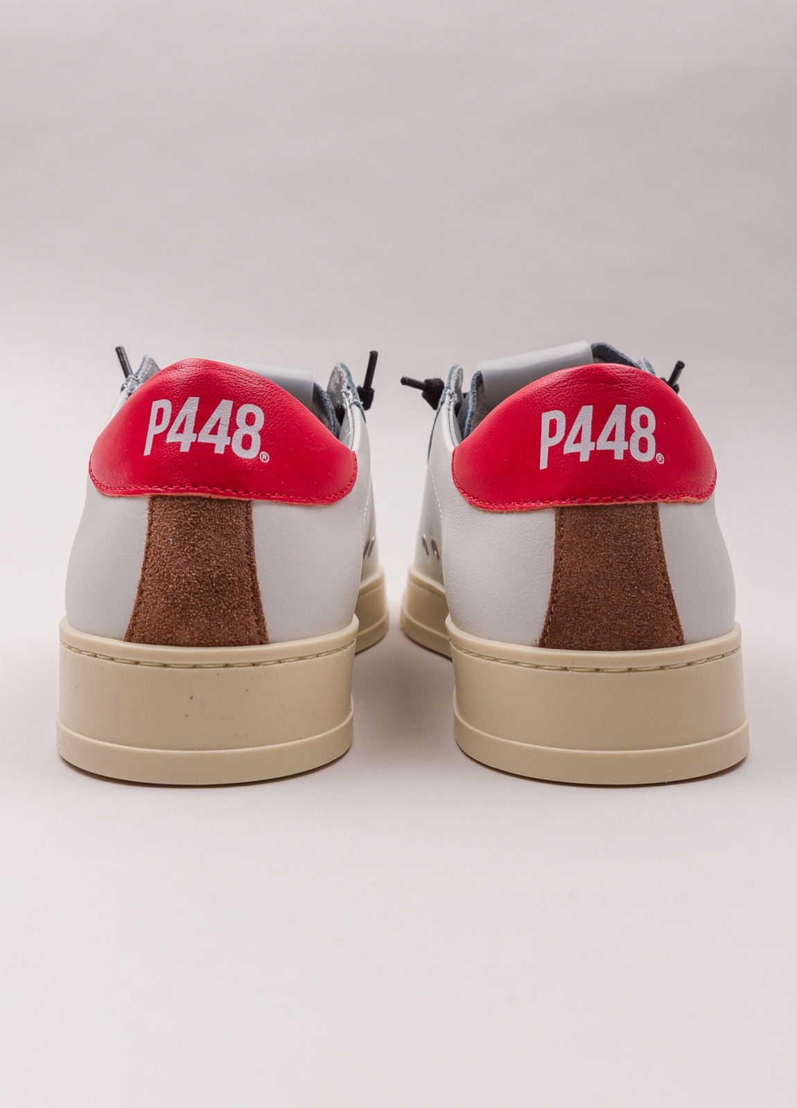 Sneaker P448 blanca y azul - Ítem1