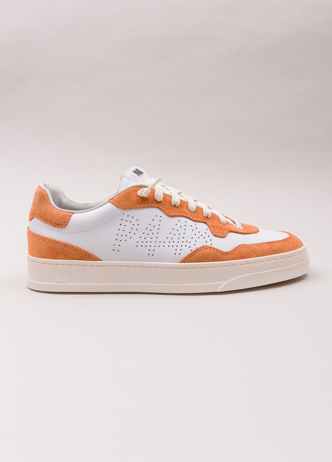 Sneaker P448 blanca y naranja - Ítem5