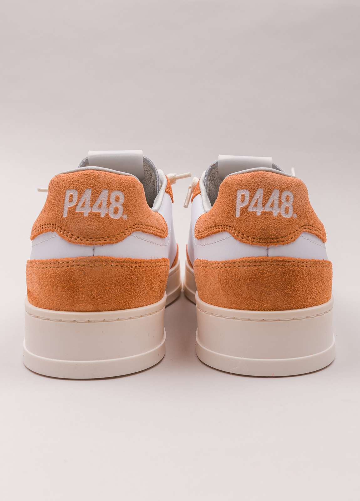 Sneaker P448 blanca y naranja - Ítem2