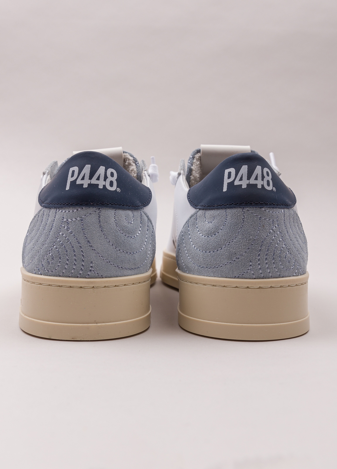Sneaker P448 blanca y azul - Ítem3
