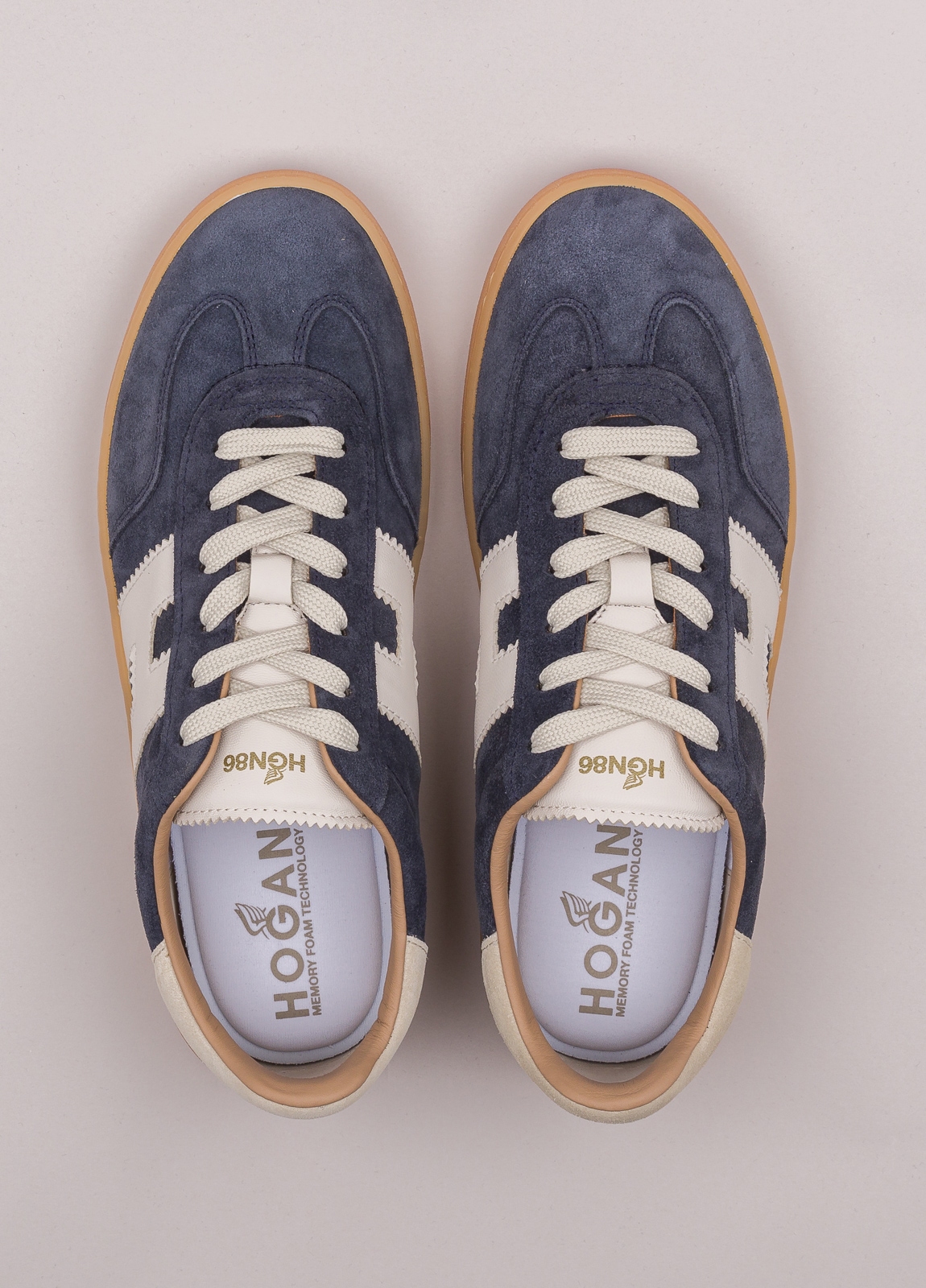 Zapatillas deportivas HOGAN color azul, blanco y beige - Ítem1