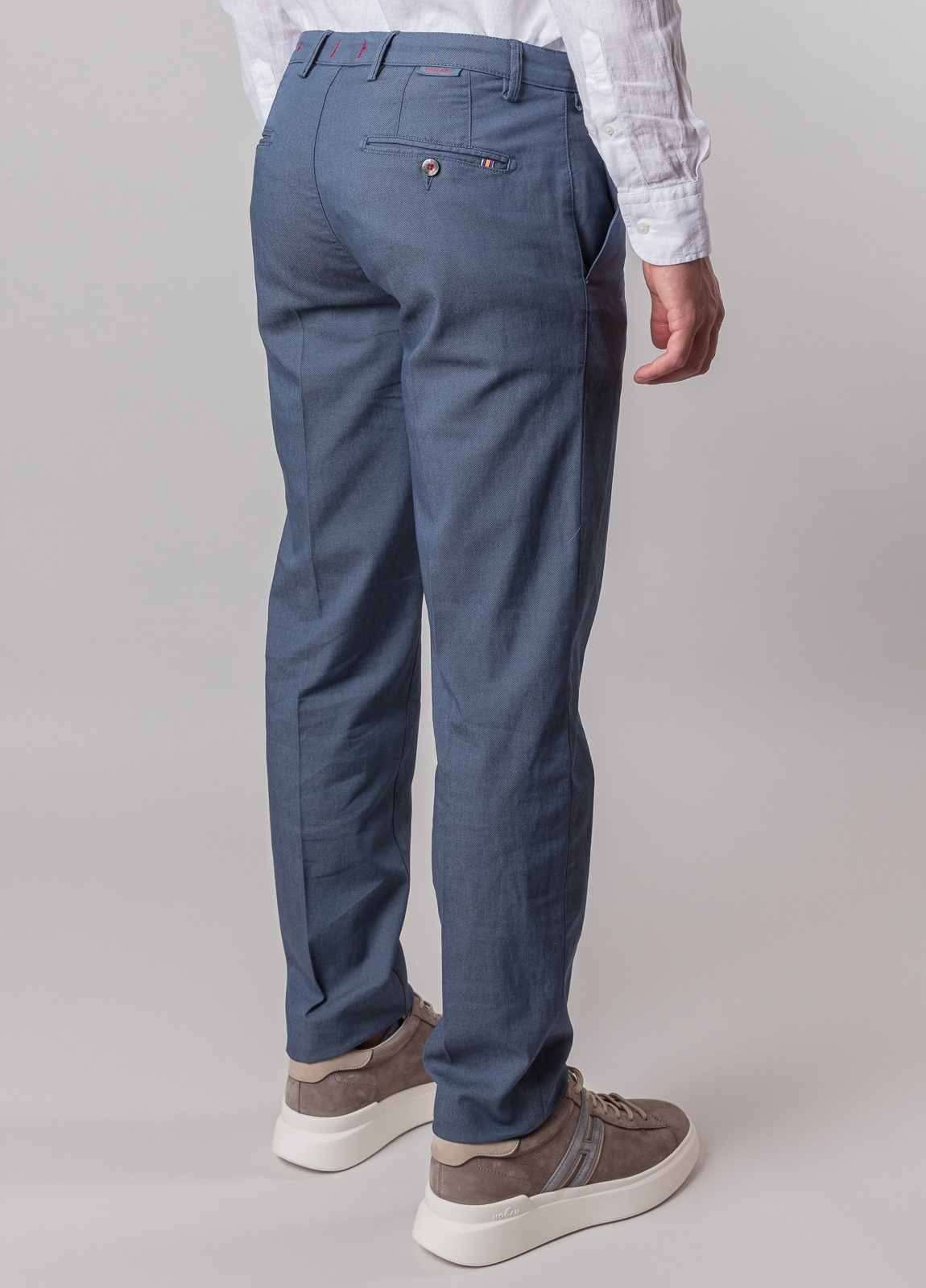 Pantalón chino BARONIO textura azul - Ítem3
