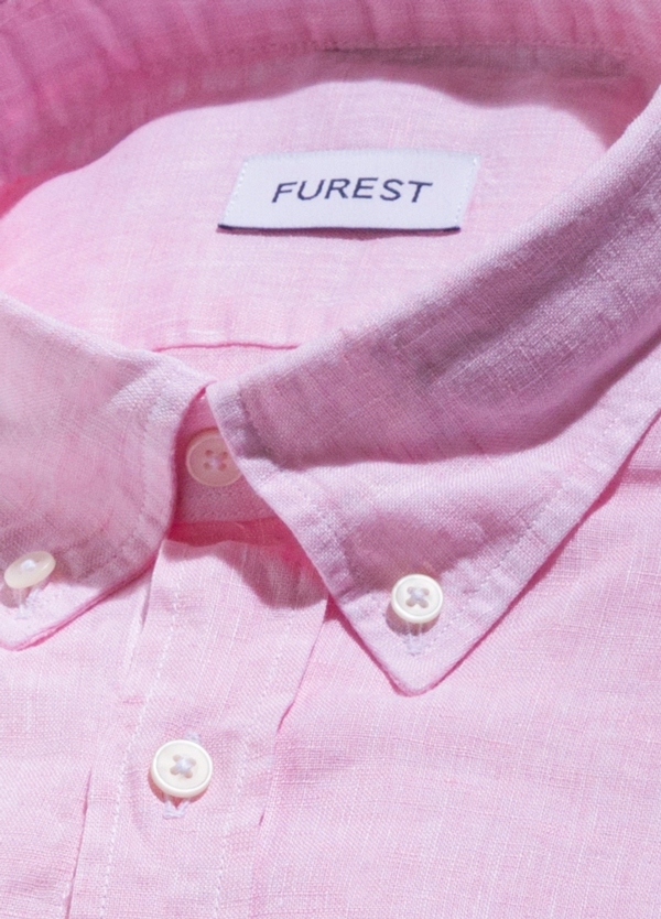 Camisa sport FUREST COLECCIÓN lino rosa