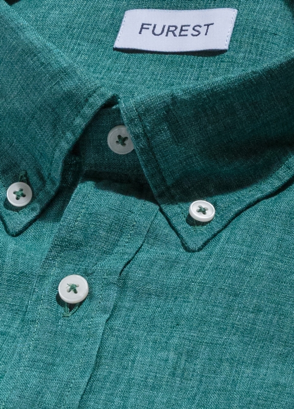 Camisa sport FUREST COLECCIÓN lino verde