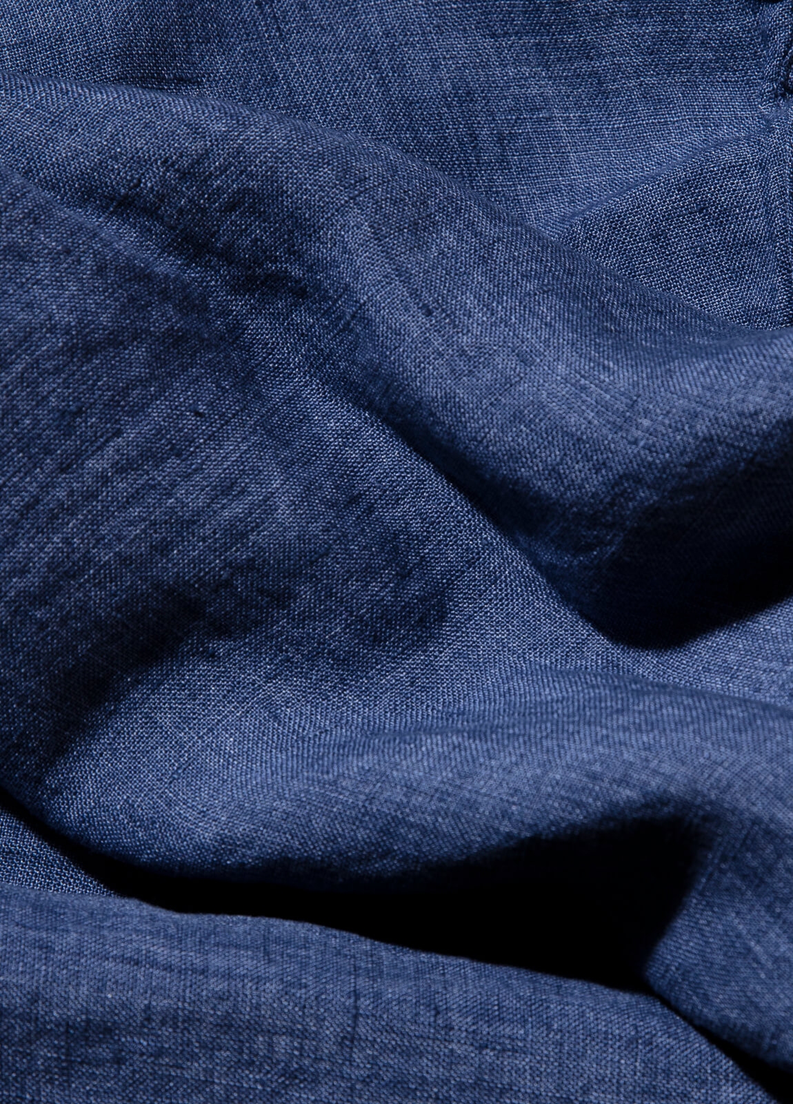 Camisa sport FUREST COLECCIÓN lino azul índigo - Ítem3