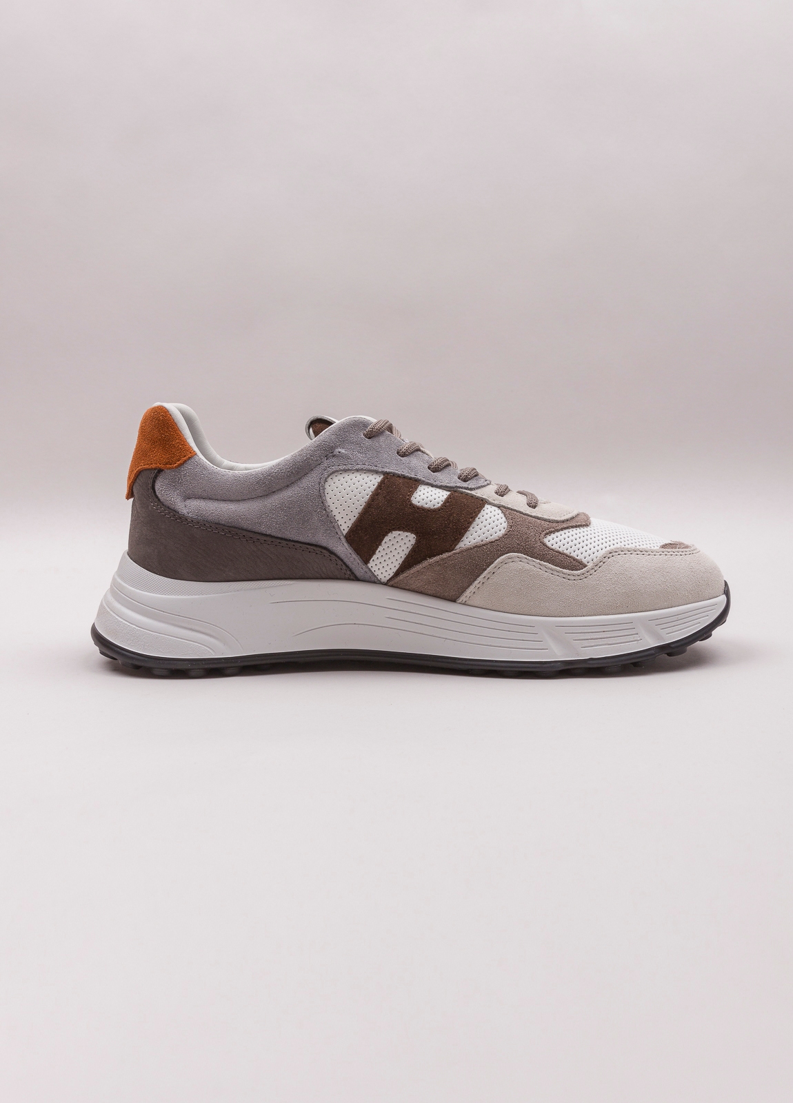 Zapatillas deportivas HOGAN blanco, gris y marrón - Ítem3