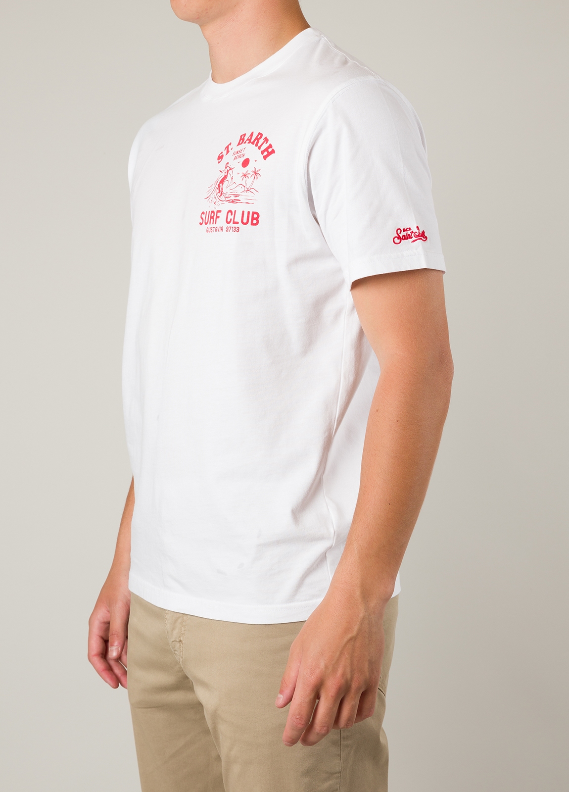 Camiseta manga corta MC2 Saint barth blanco surf - Ítem2