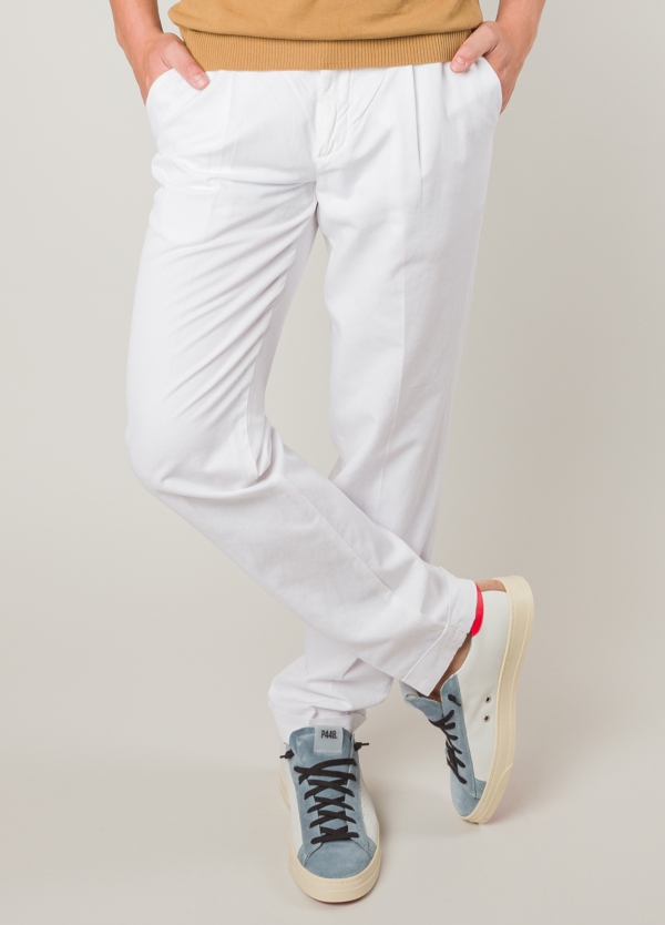 Pantalón chino BARONIO blanco