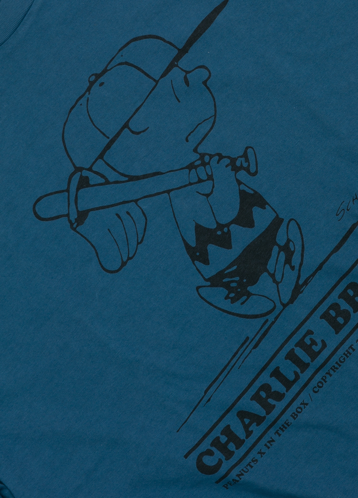 Camiseta IN THE BOX Charlie Brown azul - Ítem1