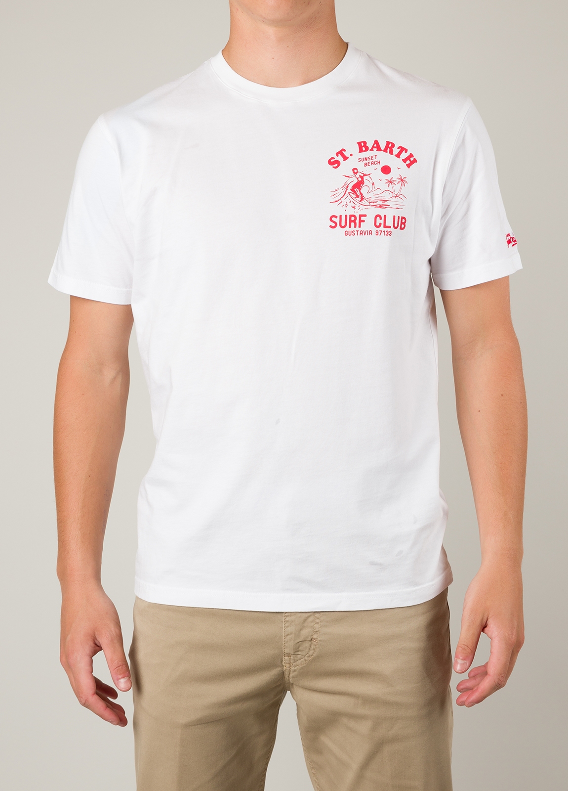 Camiseta manga corta MC2 Saint barth blanco surf - Ítem1