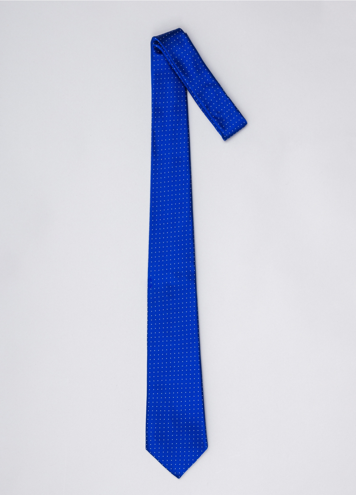 Corbata FUREST COLECCIÓN color azulón con micro topito - Ítem1