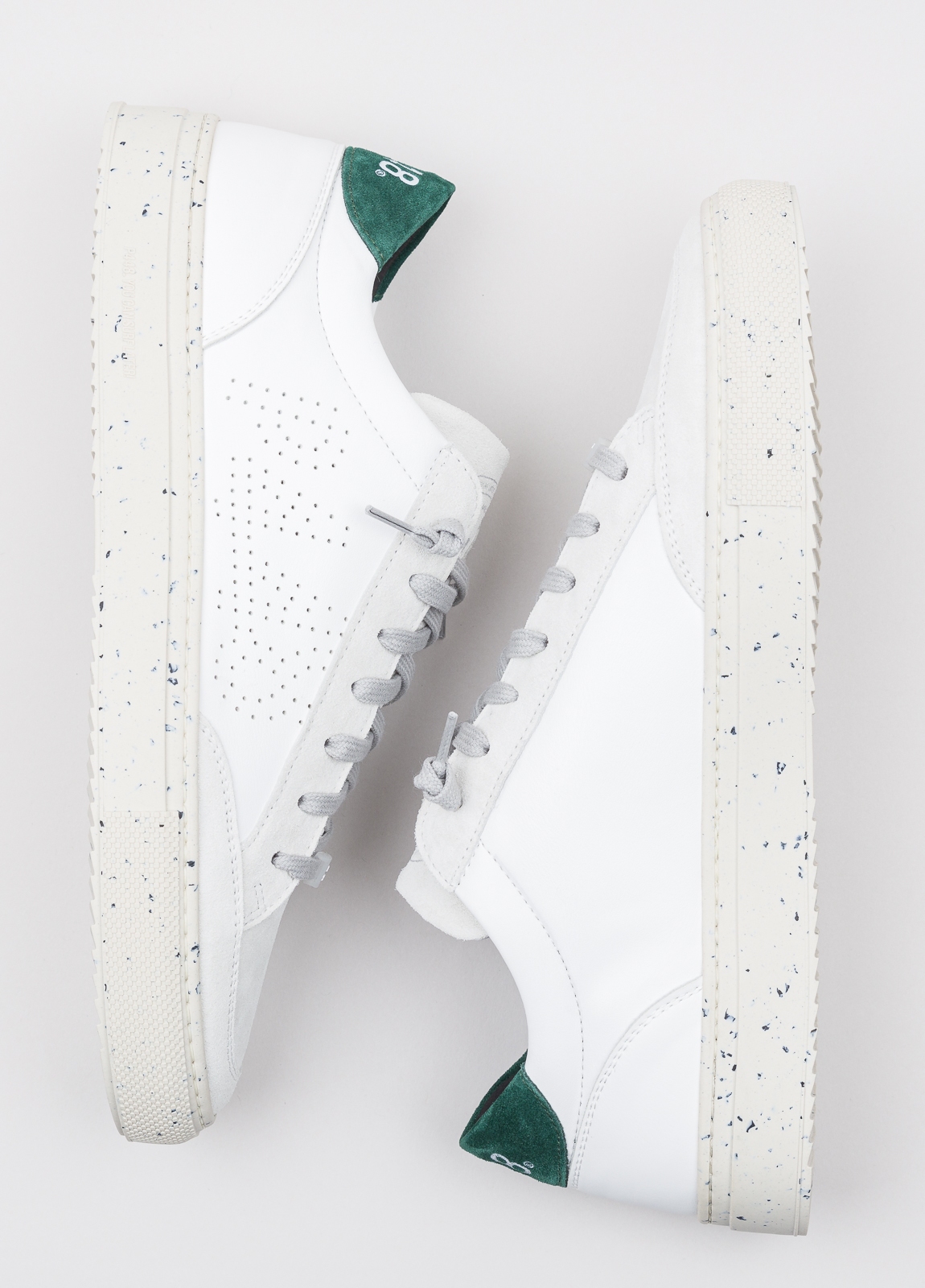 Sneaker P448 blanca y verde - Ítem1