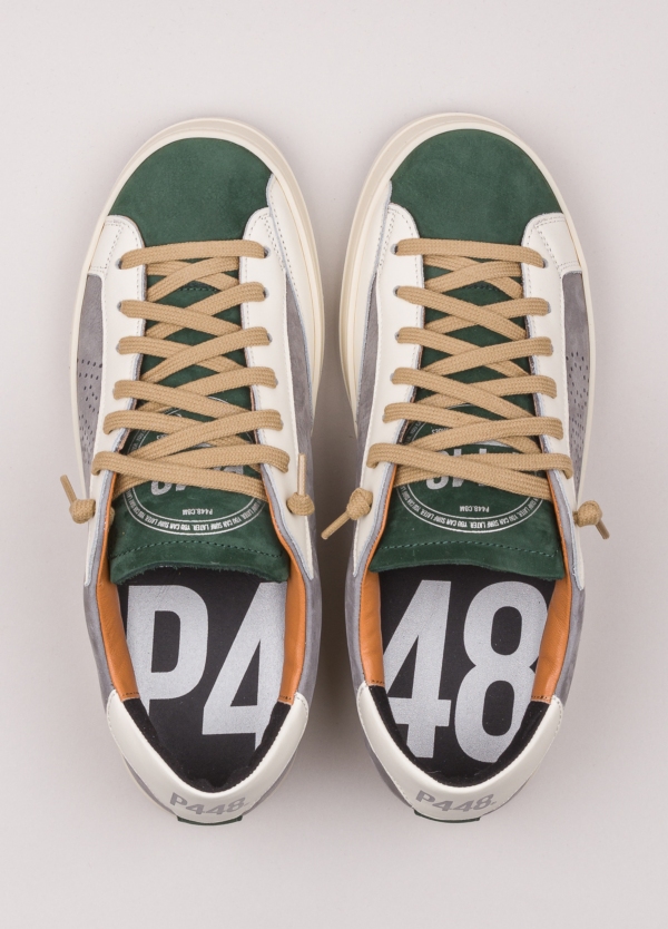 Sneaker P448 verde y gris