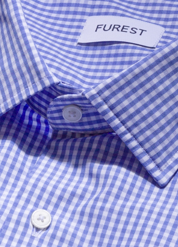 Camisa sport FUREST COLECCIÓN cuadrito azul