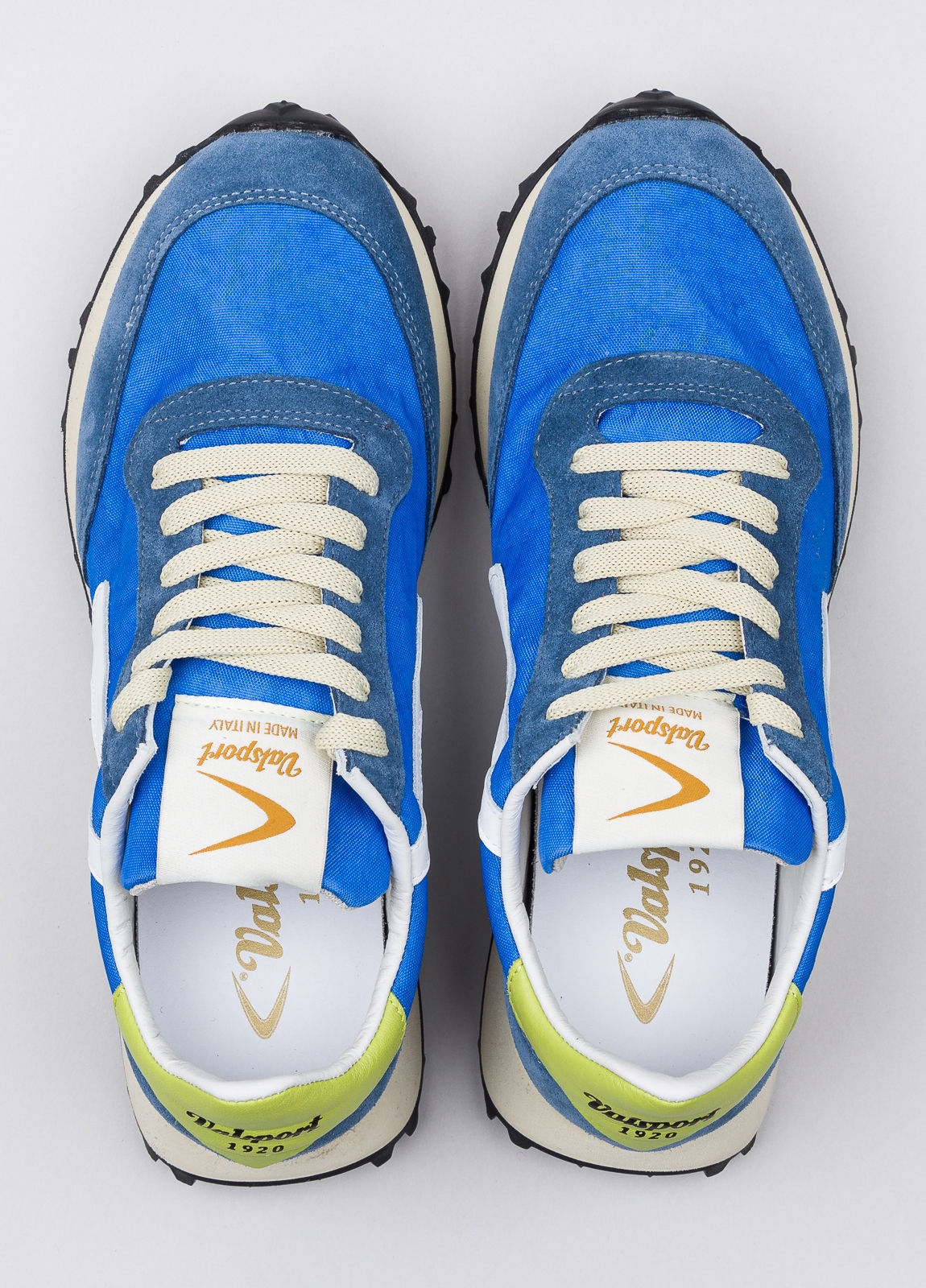 Sneakers VALSPORT azul con detalles blanco y amarillo - Ítem1