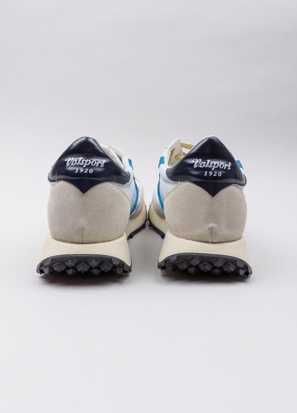 Sneakers VALSPORT blanca y beige con detalles azul y negro - Ítem3