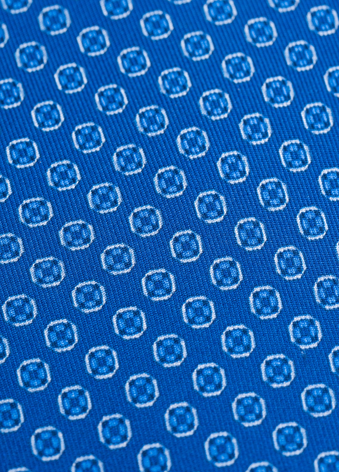 Corbata FUREST COLECCIÓN color azulón con dibujo geométrico - Ítem2