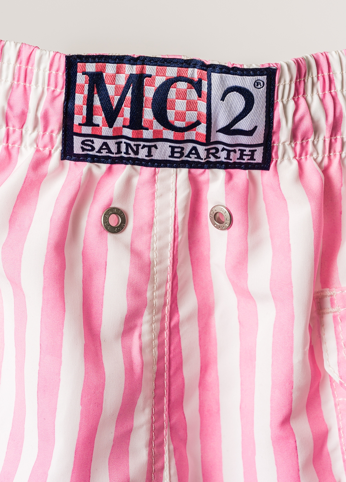 Bañador MC2 Saint barth rayas, color rosa - Ítem6