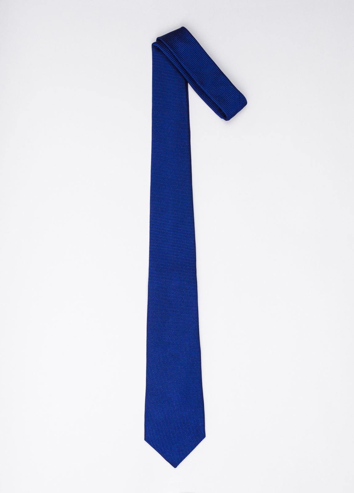 Corbata FUREST COLECCIÓN color azul tinta textura - Ítem1