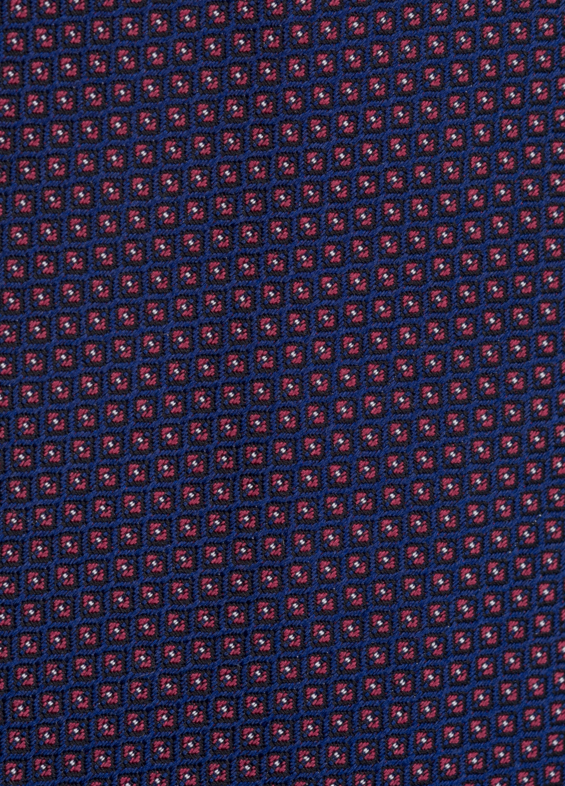 Corbata FUREST COLECCIÓN color marino con micro dibujo granate - Ítem2