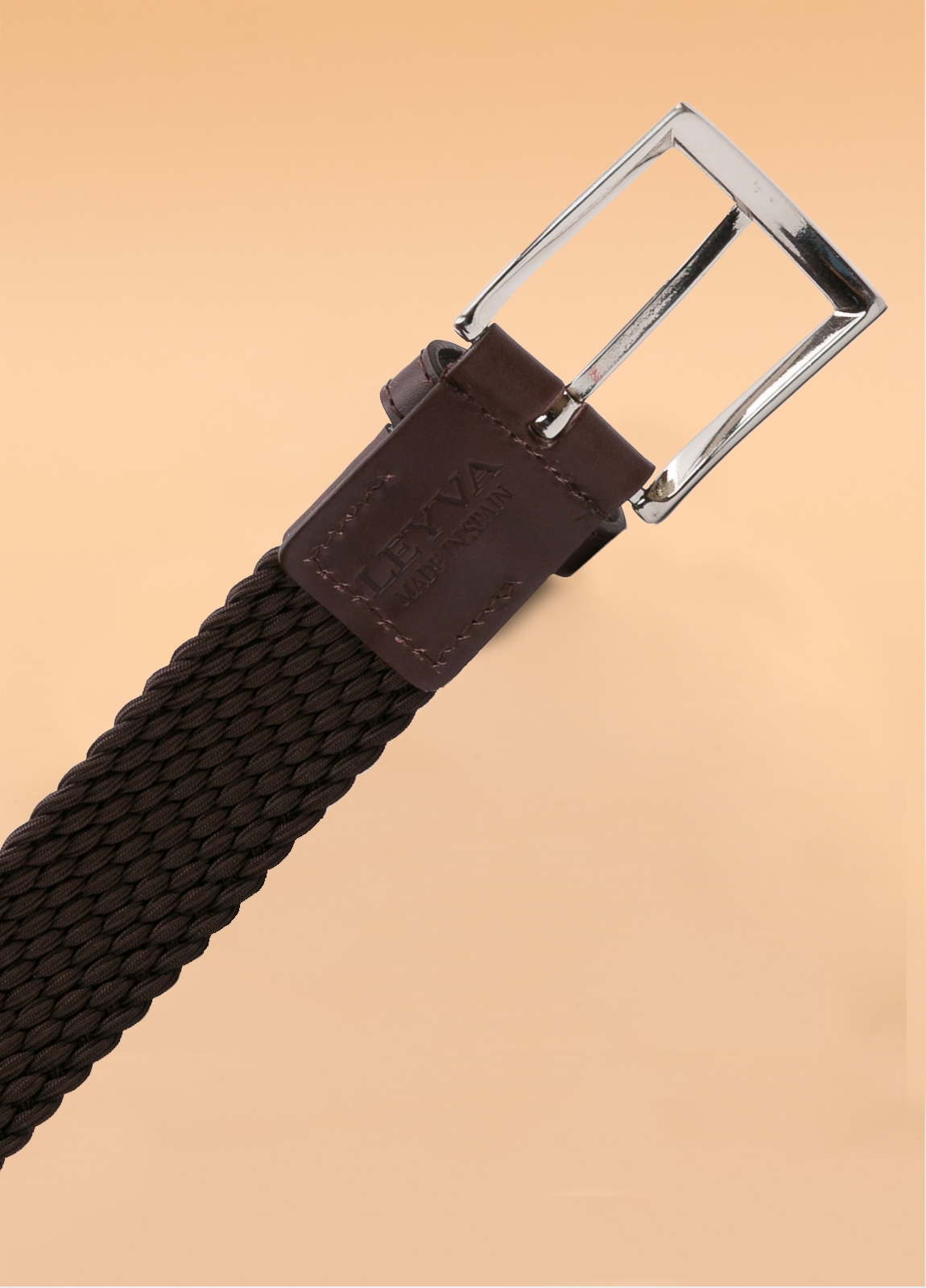 Cinturón FUREST COLECCIÓN trenzado marrón - Ítem1