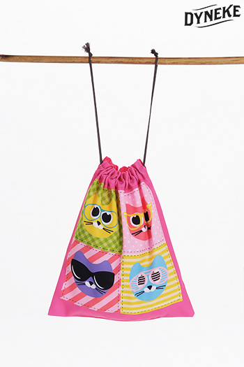 Bolsa merienda gatos 3D