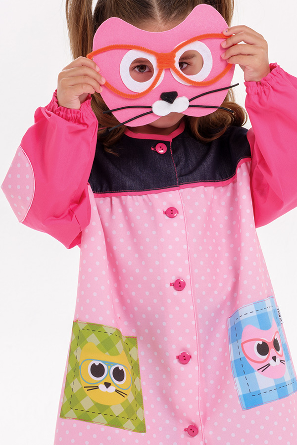 Bata infantil gatos 3D 2
