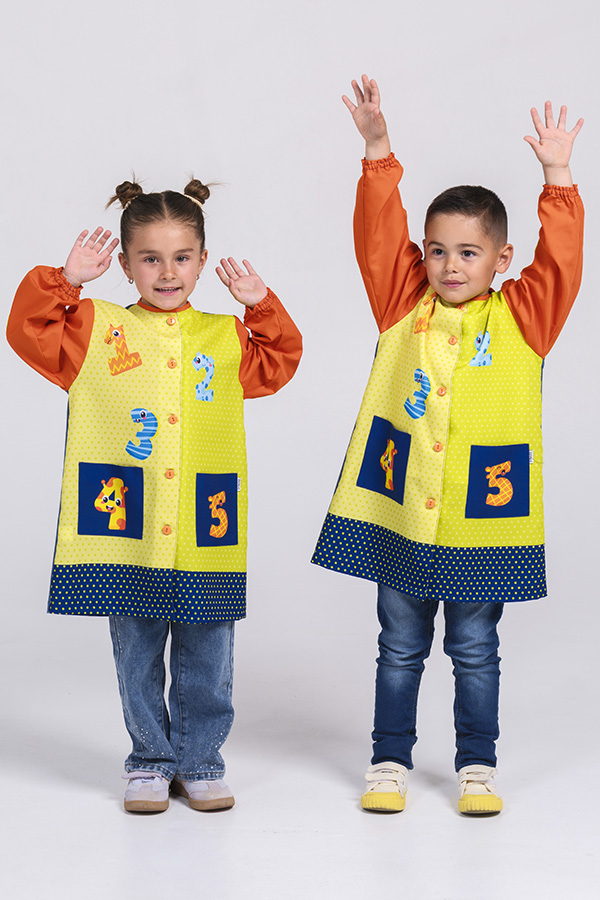 Bata infantil pistacho números 1