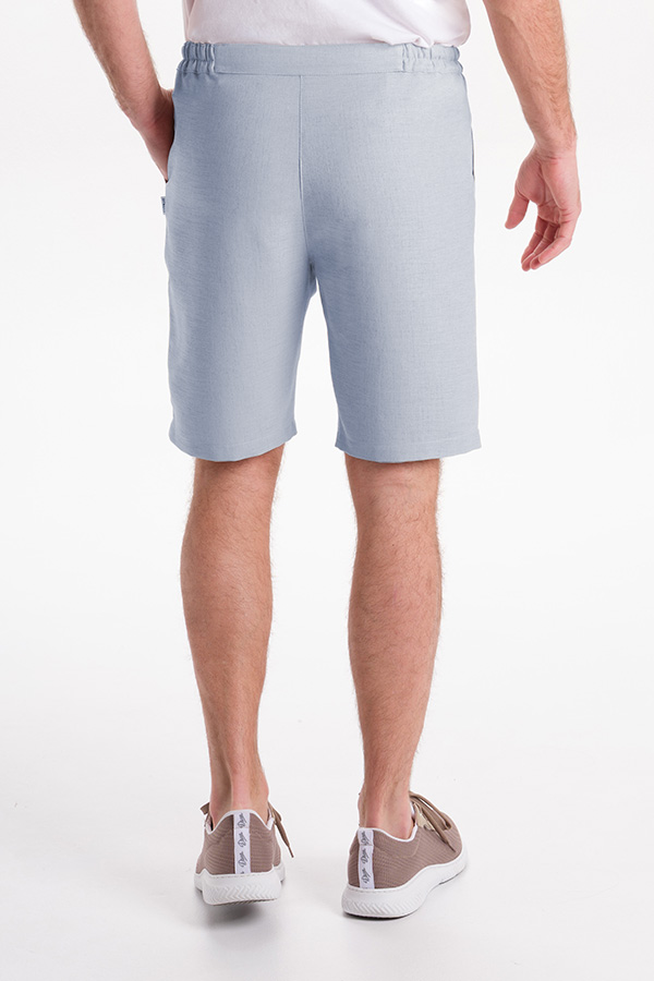 Bermuda unisex celeste con cordón 1