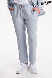 Pantalón unisex celeste con cordón